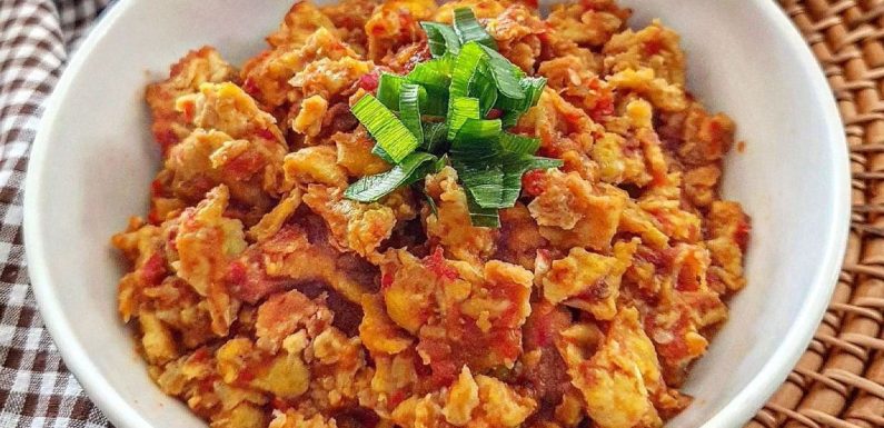 Telur Sambal Orak-arik yang Nikmat